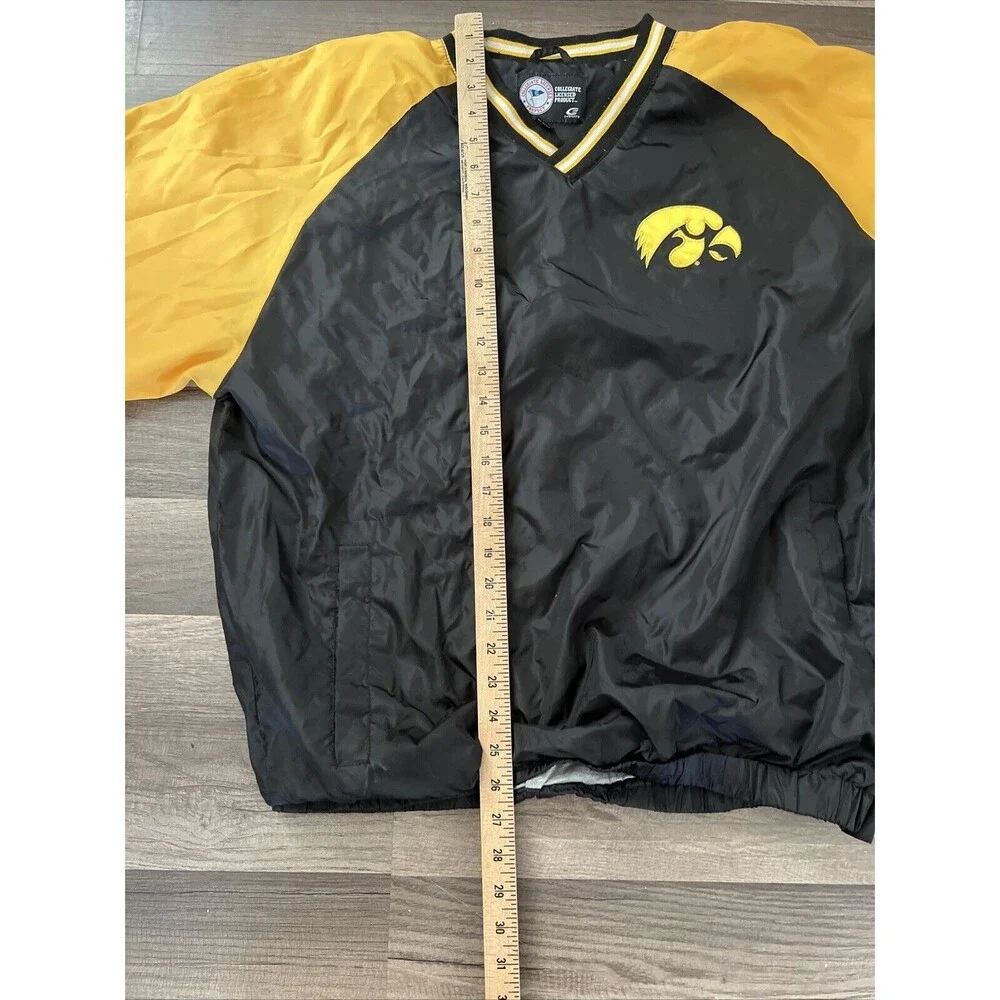 Iowa Hawkeyes Pullover Jacket‎ Windbreaker Men’s Large NCAA